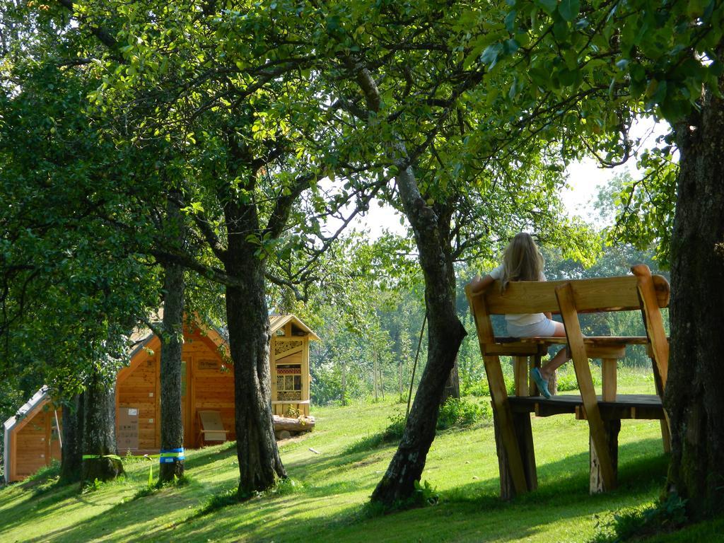 Glamping Organic Farm Slibar Villa Trzic Exterior photo