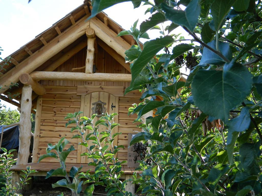 Glamping Organic Farm Slibar Villa Trzic Exterior photo