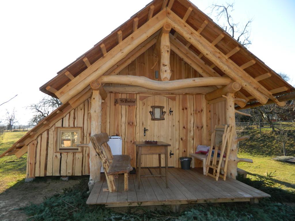 Glamping Organic Farm Slibar Villa Trzic Exterior photo