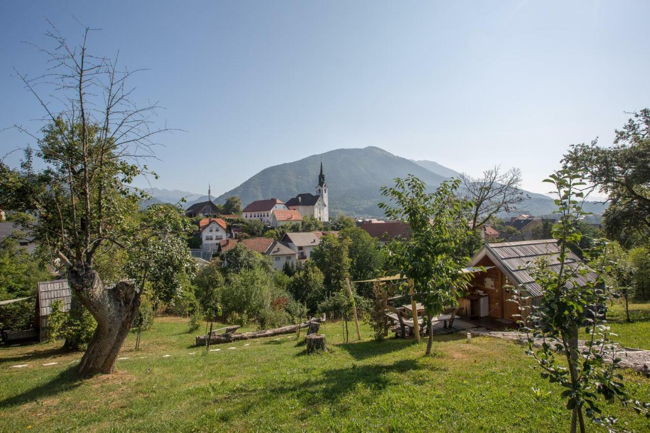 Glamping Organic Farm Slibar Villa Trzic Exterior photo